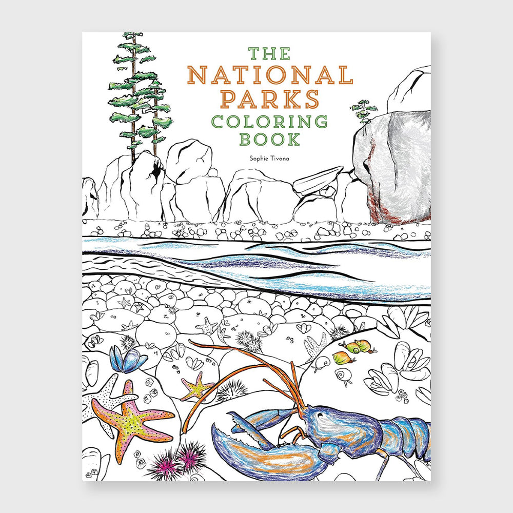 the national parks coloring book