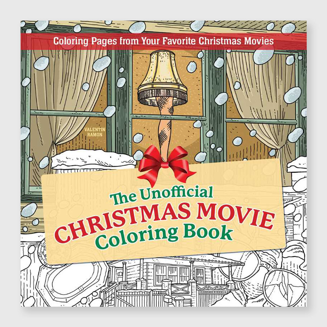 unofficial christmas movie coloring book