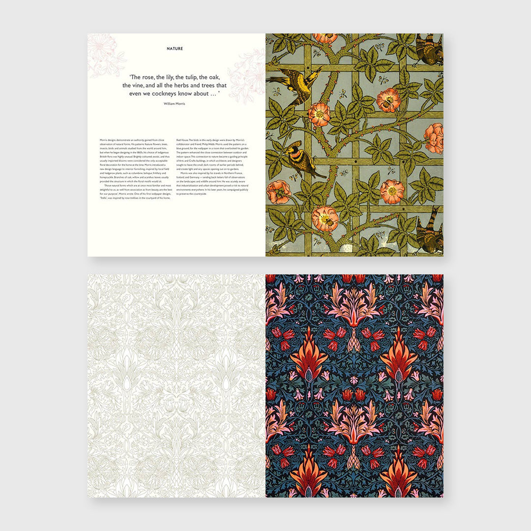 william morris: an arts & crafts coloring book