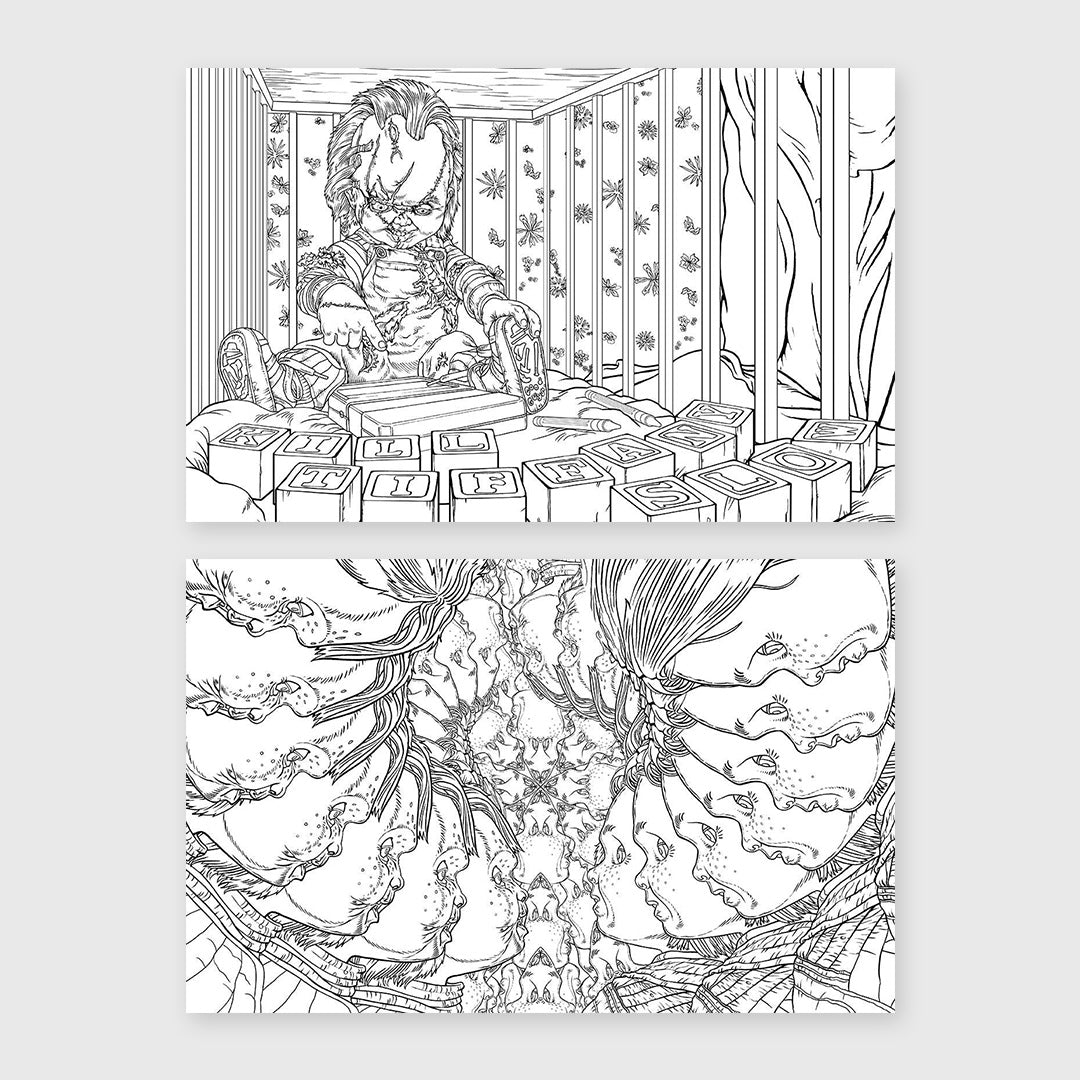 chucky: the official coloring book