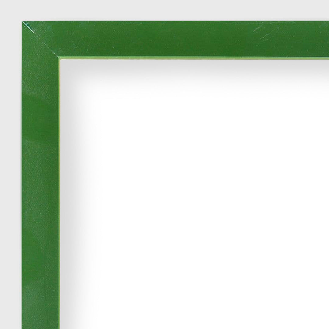 green wood frame - 11 x 14 inch