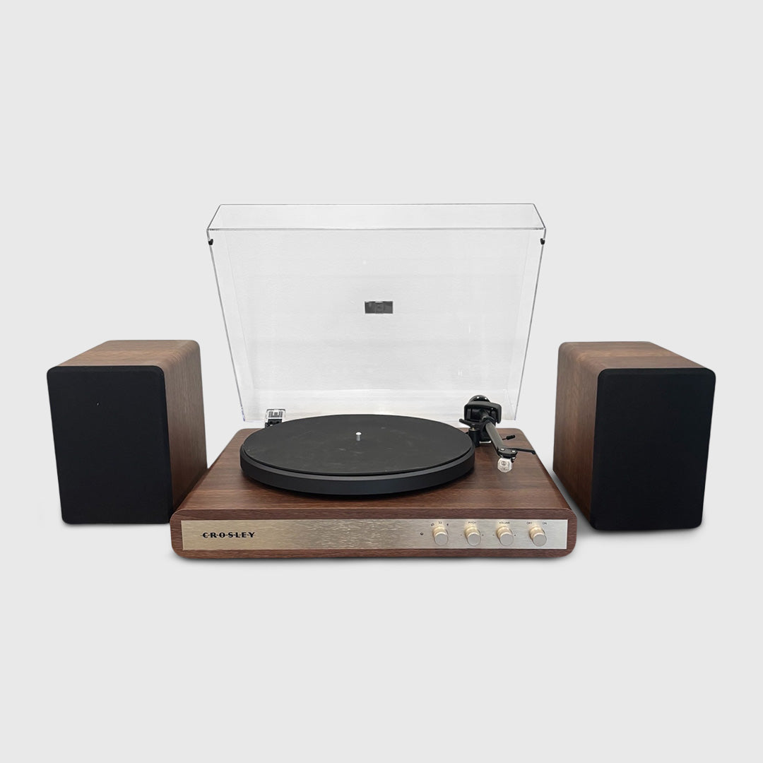 crosley c65 turntable - walnut