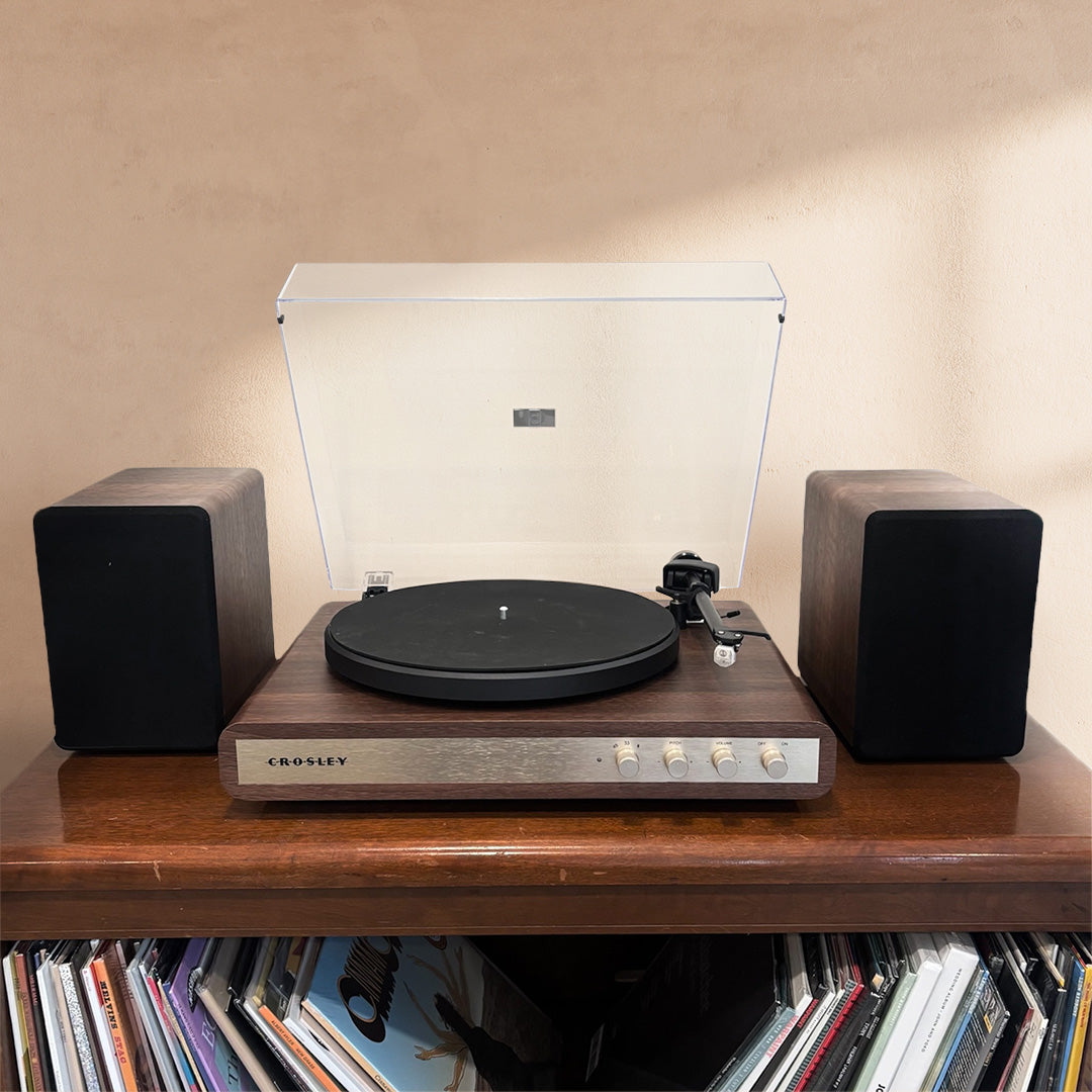 crosley c65 turntable - walnut