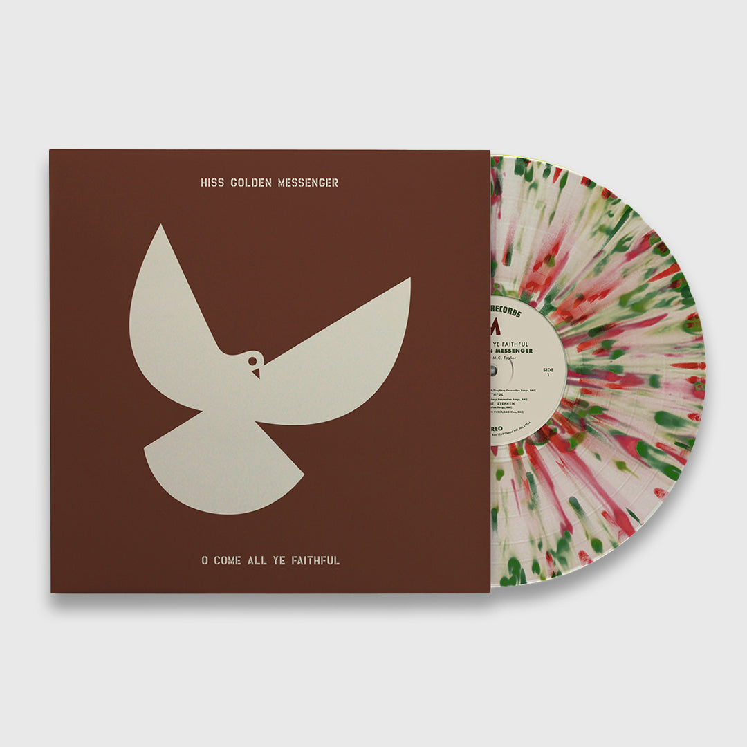 o come all ye faithful - bone, green, & red splatter vinyl