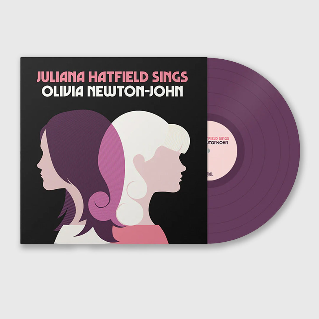 juliana hatfield sings olivia newton-john - signed translucent purple vinyl