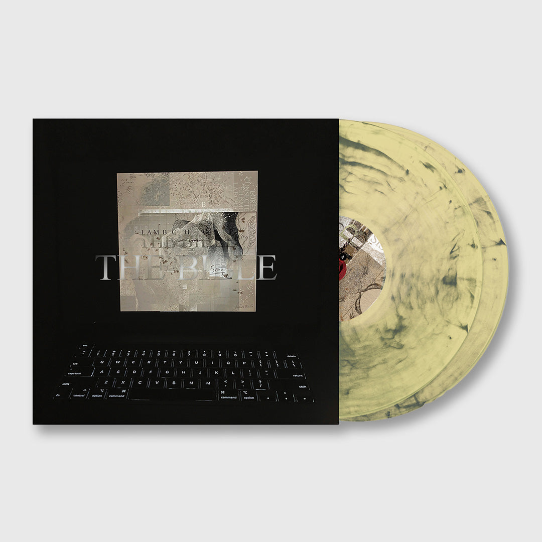 the bible - yellow & black marble  vinyl