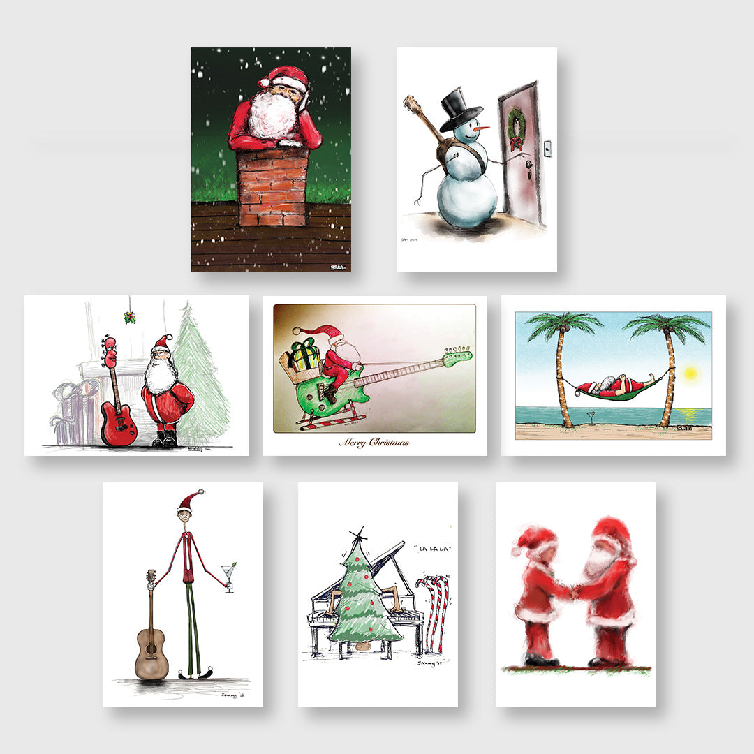 christmas card variety - set of 16