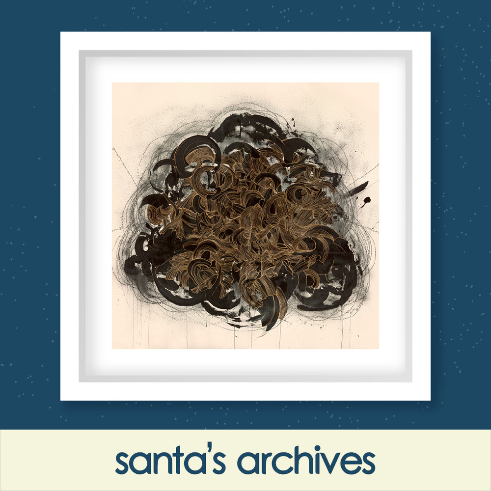 chaos in gold ii - 12 x 12 inch artist proof 2/7