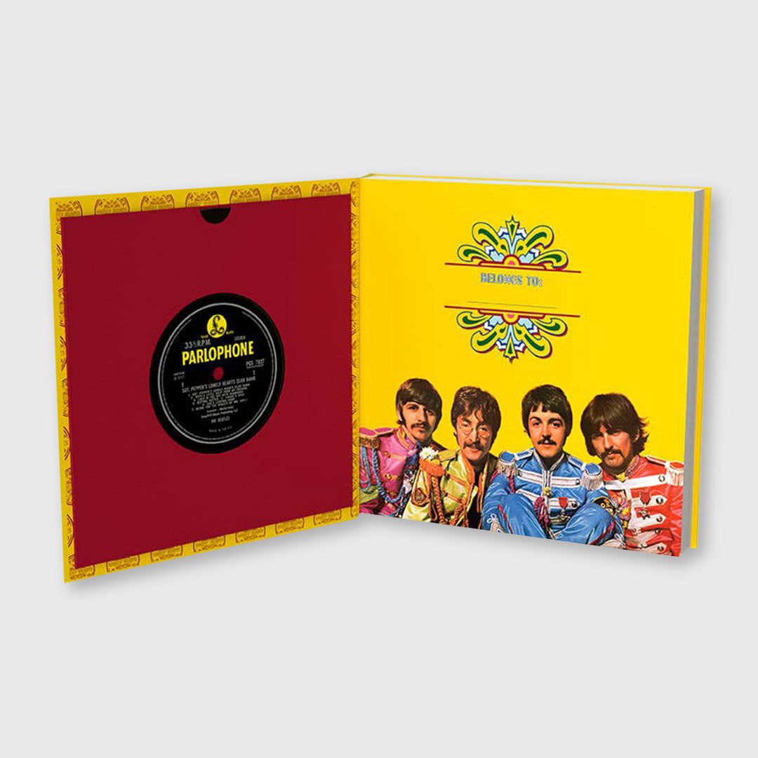 beatles: sgt. pepper's lonely hearts club record album journal