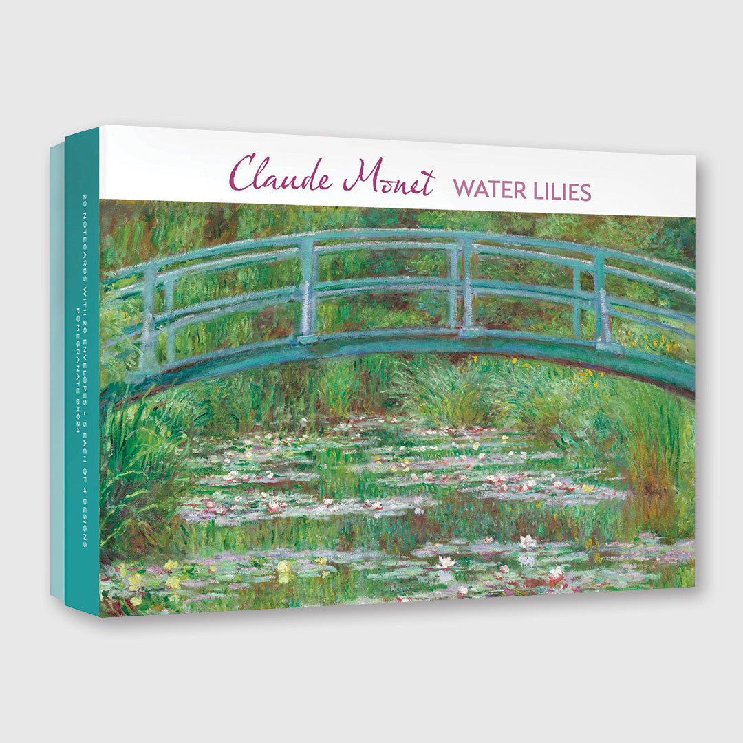 claude monet water lilies boxed notecard assortment