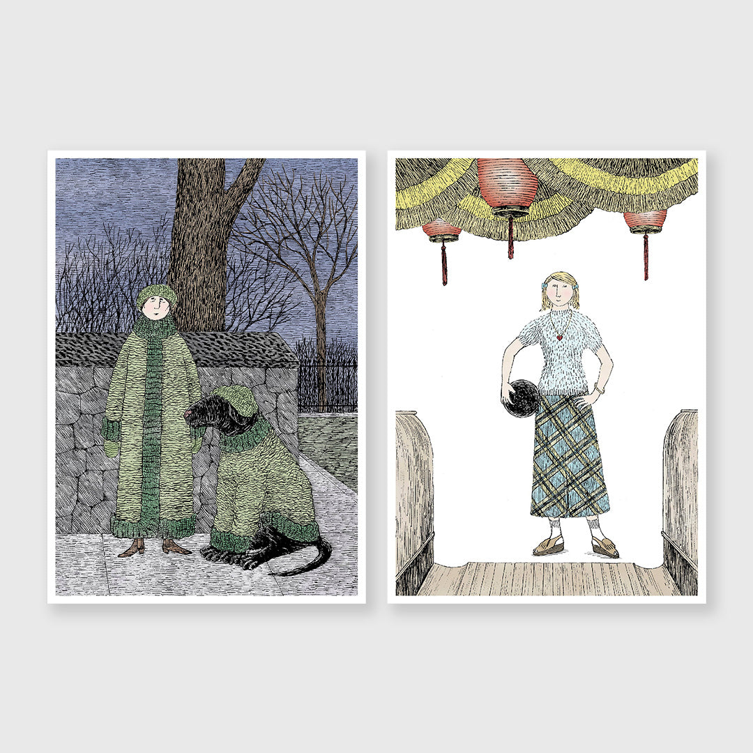 edward gorey: neglected murderesses boxed notecard assortment