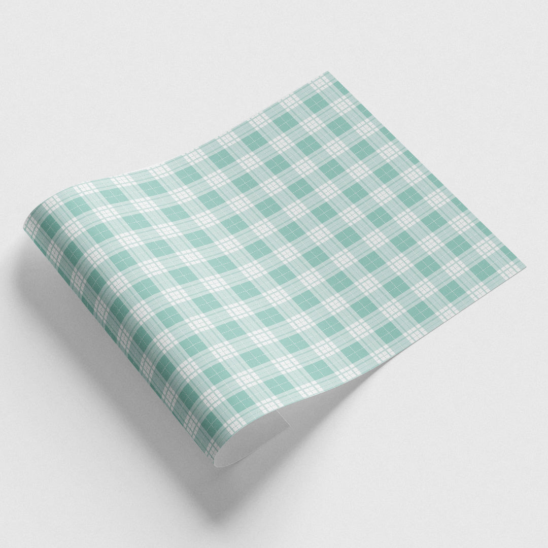 set of 4 gift wrap sheets in white - 11 x 17 inch