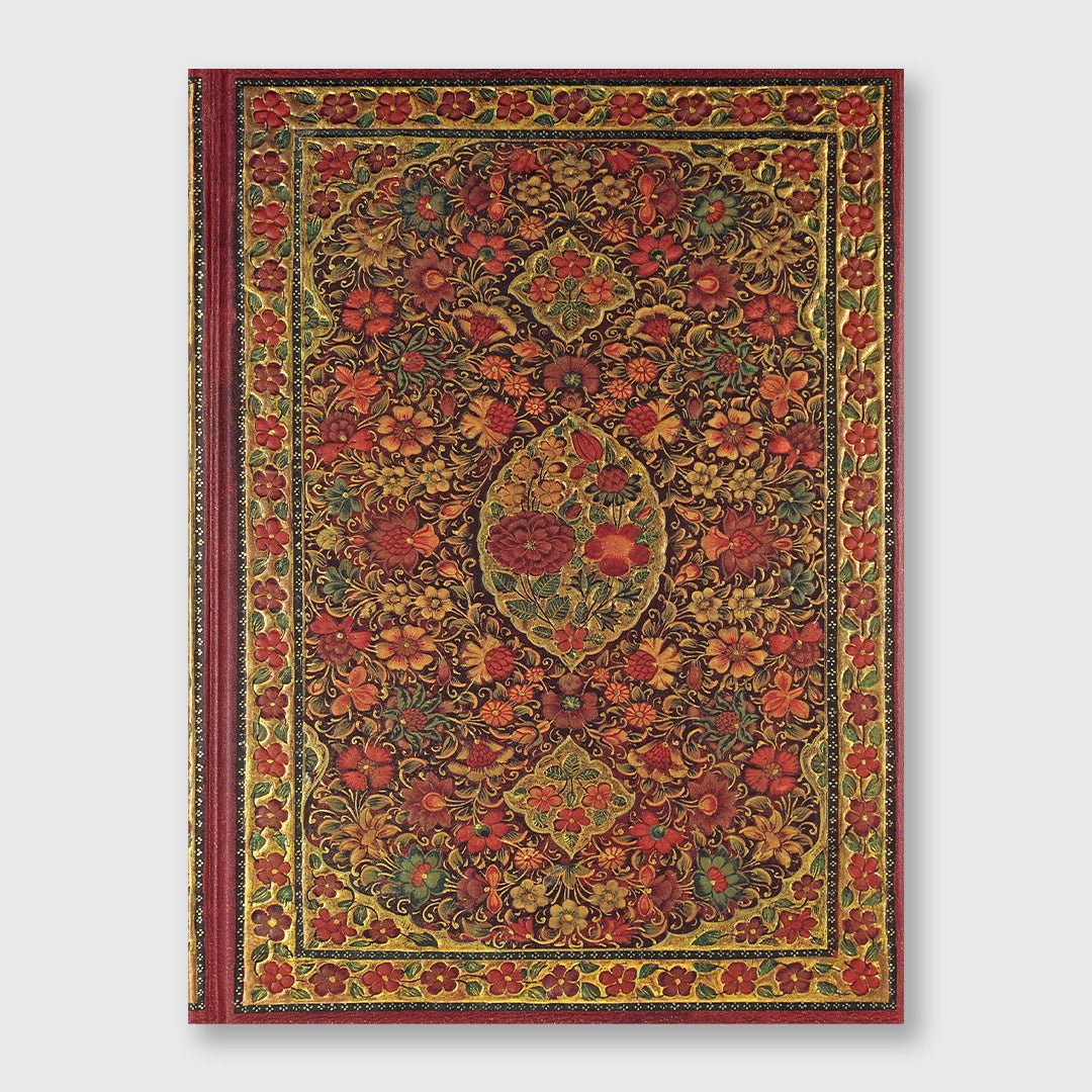 gilded floral journal