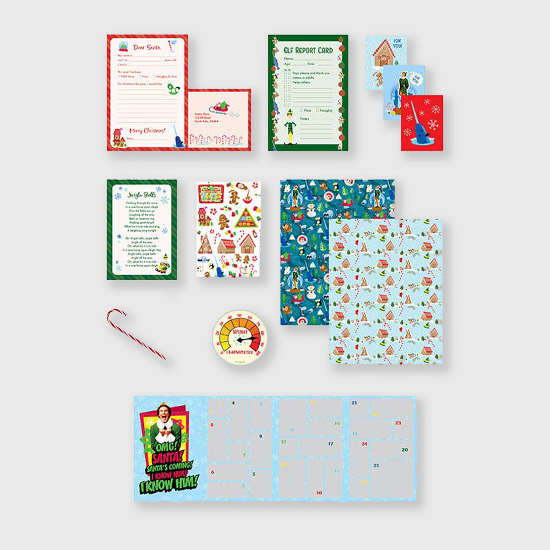 elf: santa's coming! holiday gift kit