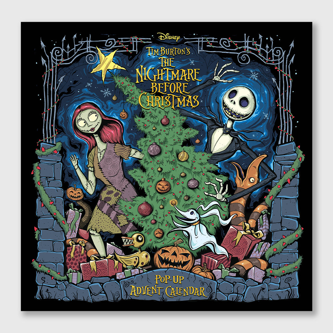 the nightmare before christmas advent calendar & pop-up book