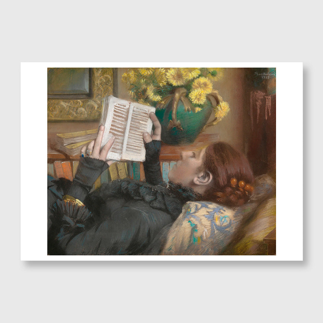 the reading woman: leisure boxed notecard assortment