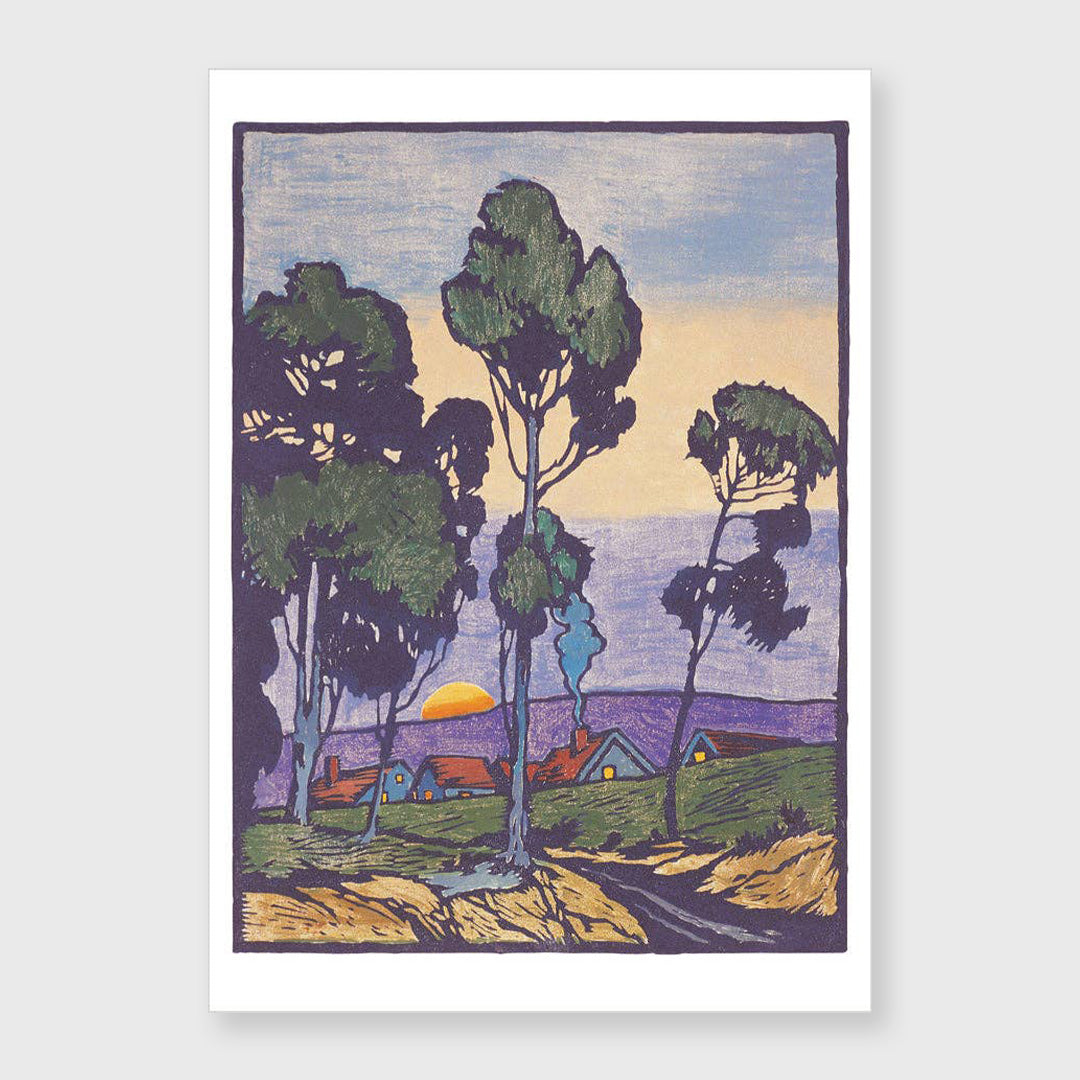 william s. rice arts and crafts block prints boxed notecard assortment