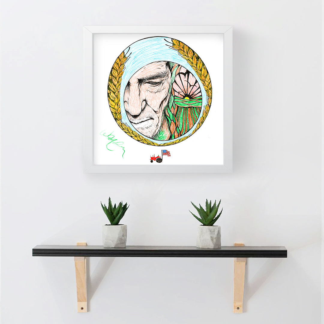 paint your willie by willie nelson - original artwork