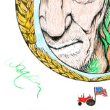 paint your willie by willie nelson - original artwork