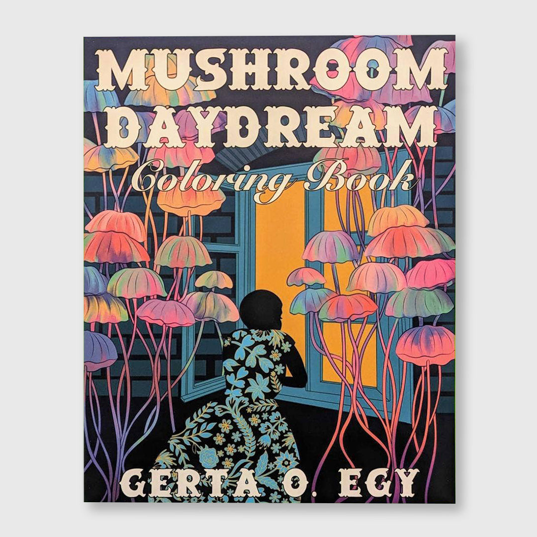 mushroom daydream coloring book