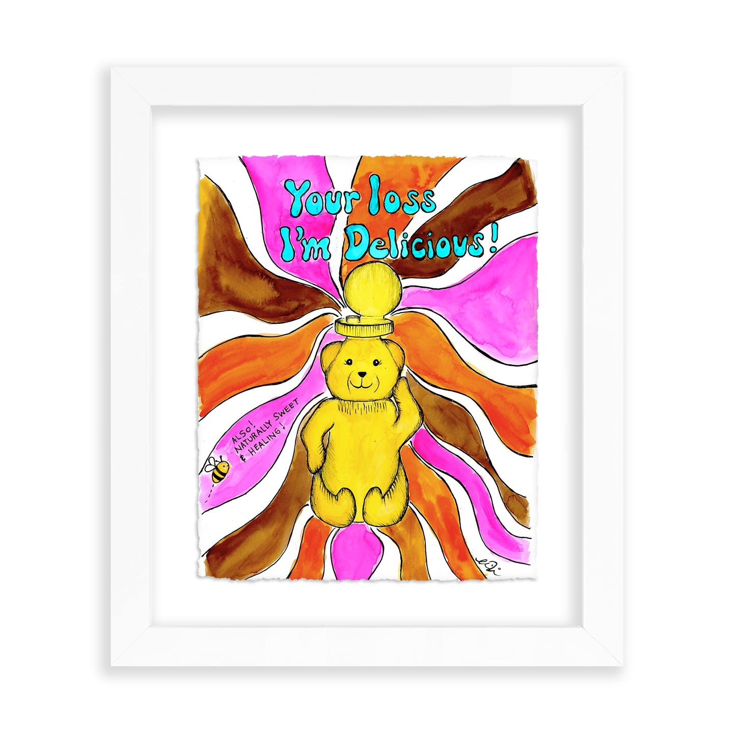 honey bear - 8 x 10 inch edition