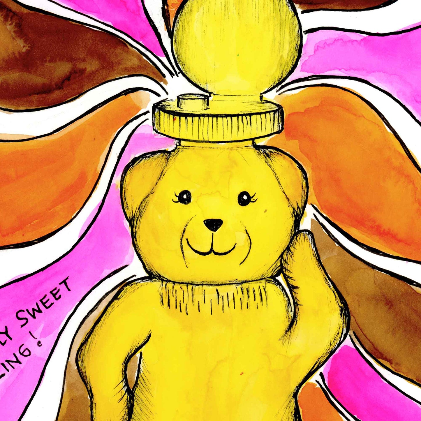 honey bear - 8 x 10 inch edition