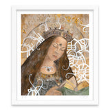 madonna adorned - hand-painted multiple - x