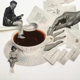 tea for three - framed original artwork