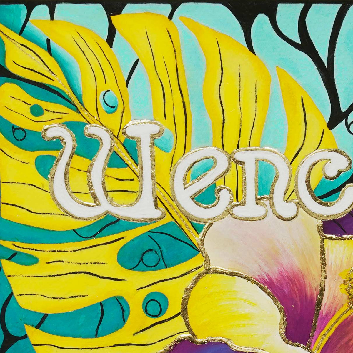 Hello Wench wench - original artwork – Moonlight Arts Collective