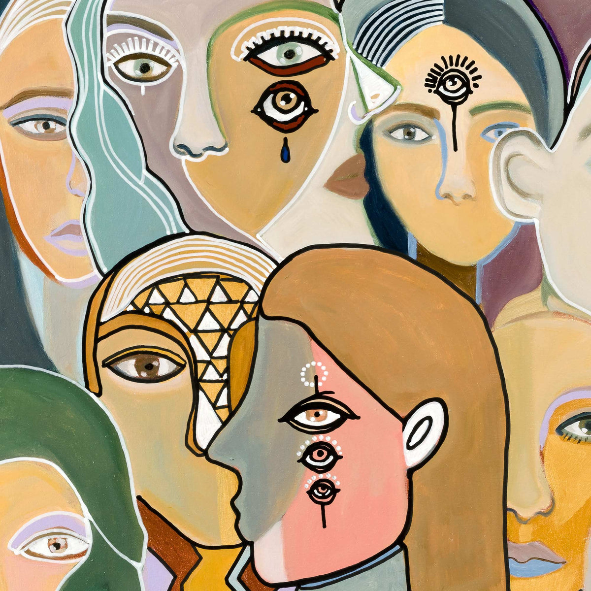 neon people - original artwork