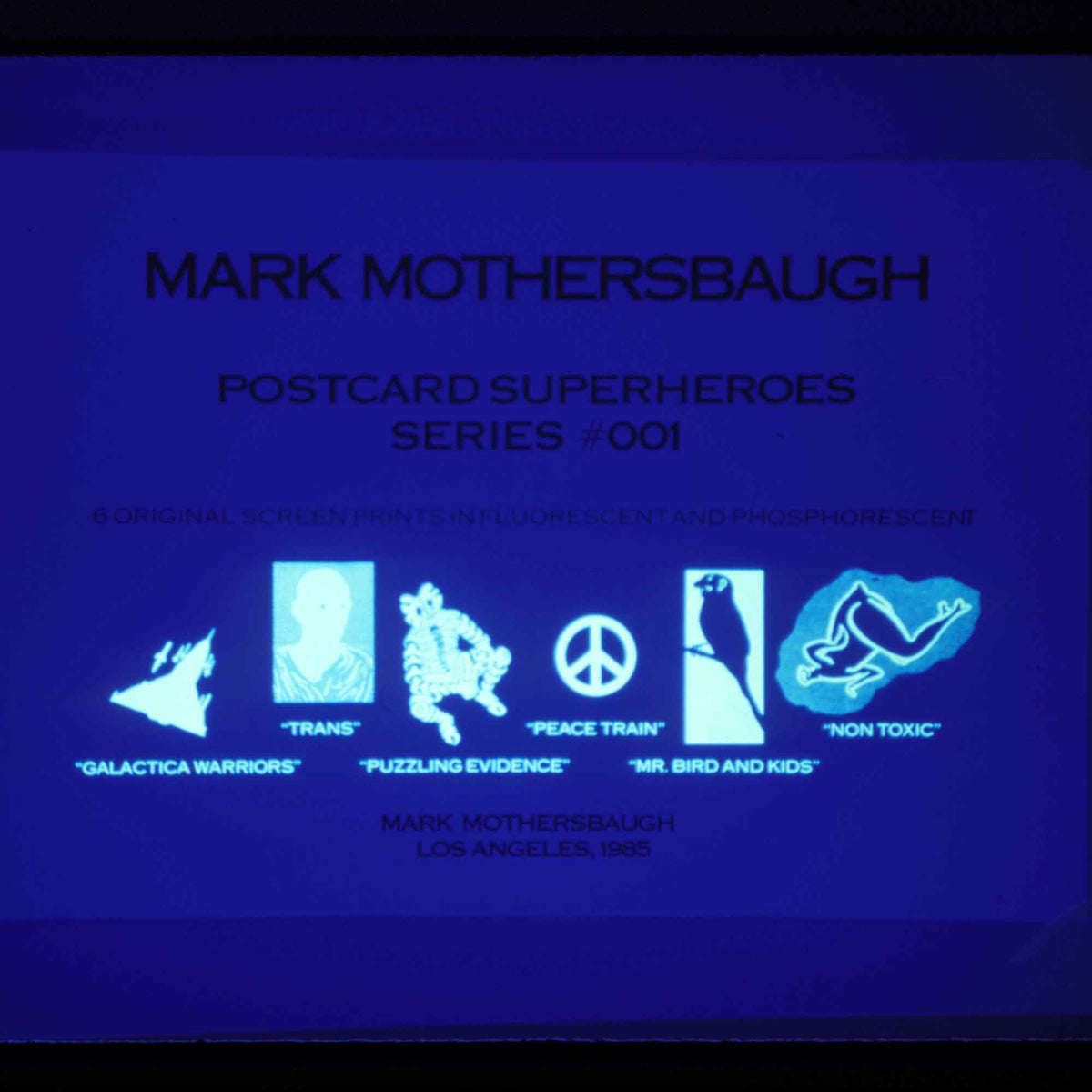 6-print set - postcard superheroes series #001