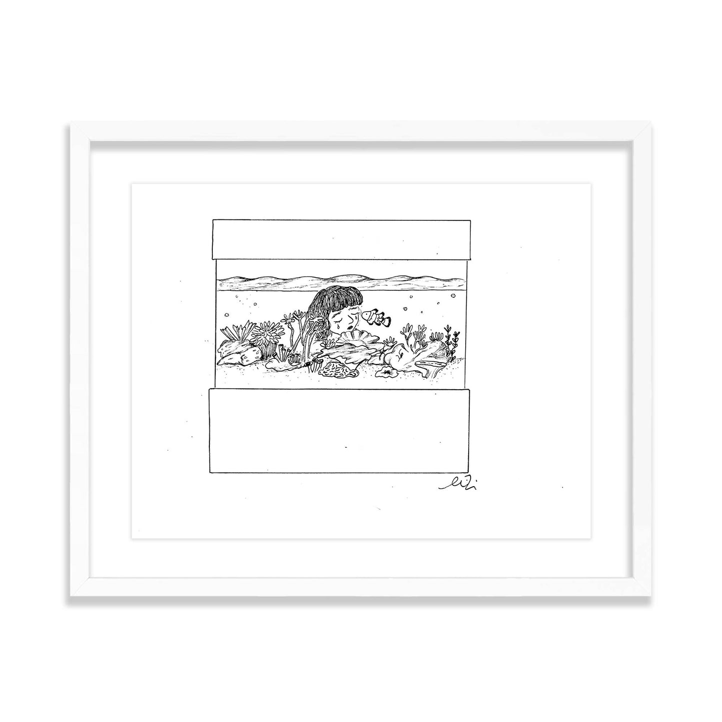 i feel you - framed original artwork