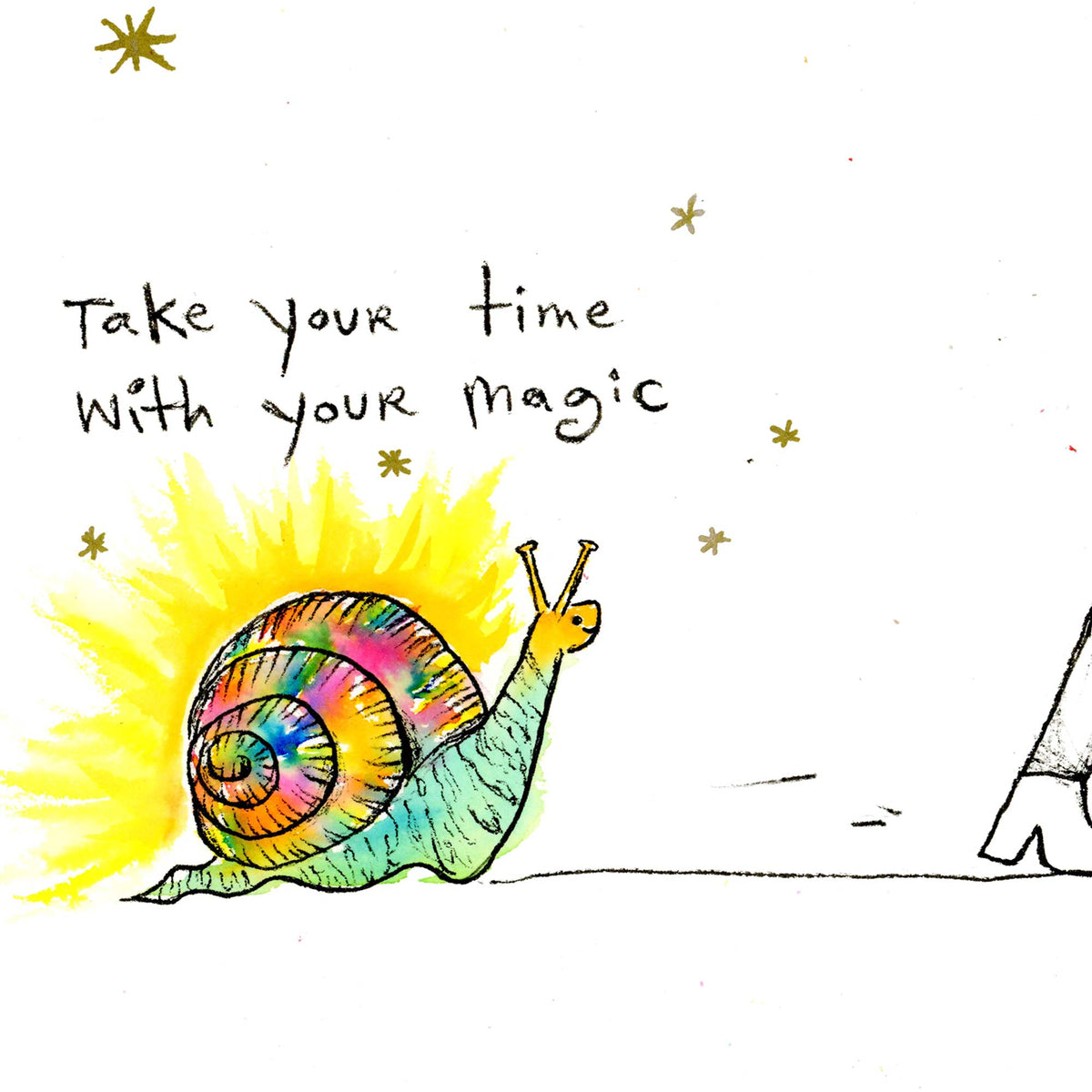 Snailit snailin' it - limited edition print – Moonlight Arts Collective