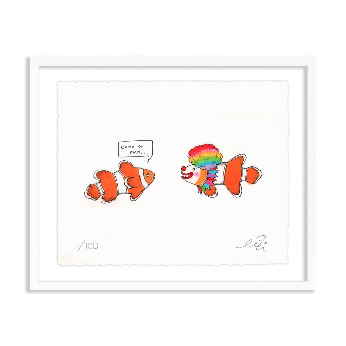 stop it you clown - limited edition print