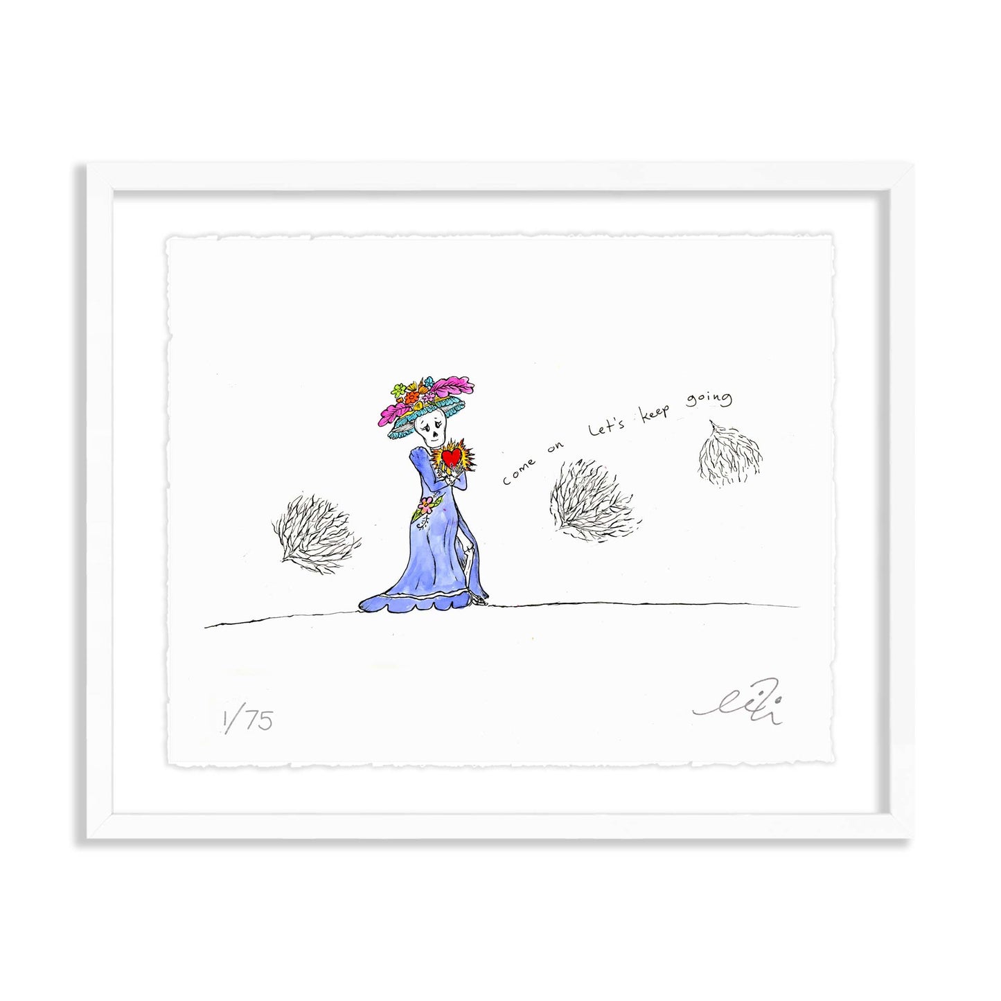 tumblin' heart - limited edition print